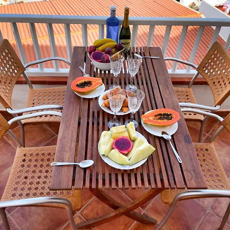 דירה Panorama Old City Ocean View Apartment לוס כריסטיאנוס